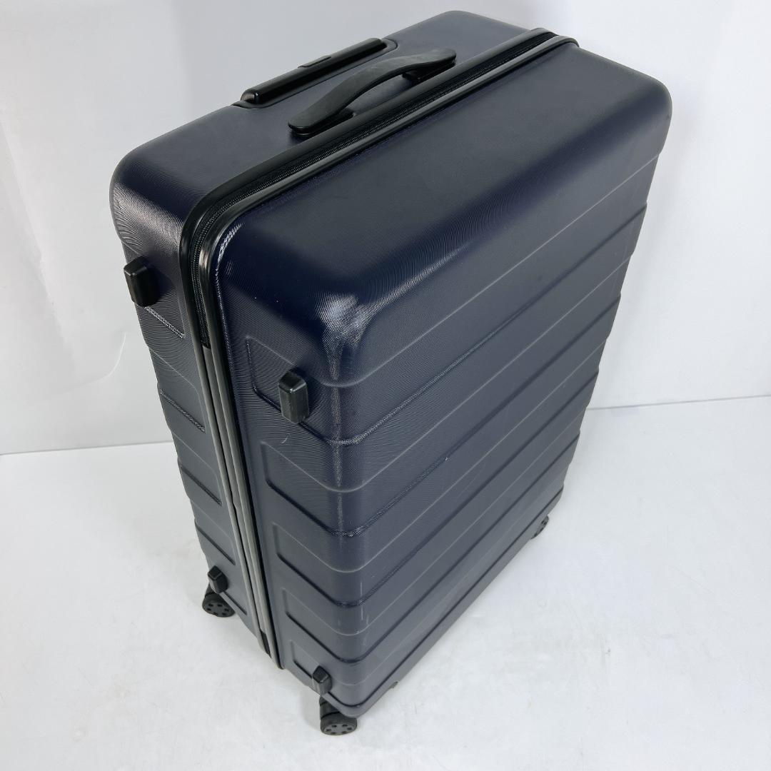 無印良品 MUJI スーツケース キャリーバッグ 大容量 105L ネイビー