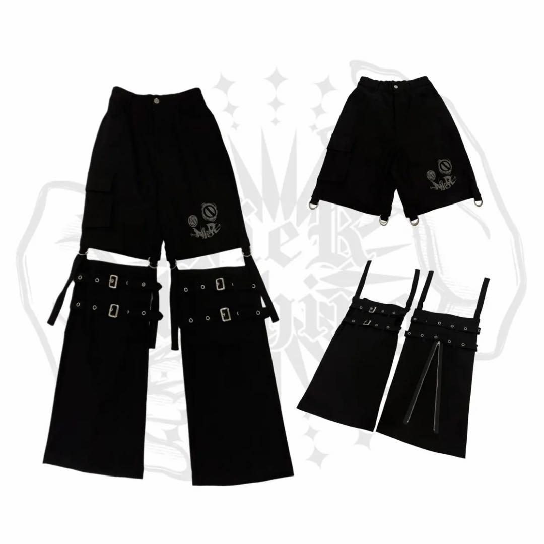 NieR 高品質 STRAP BUCKLE 3WAY PANTS【FACE