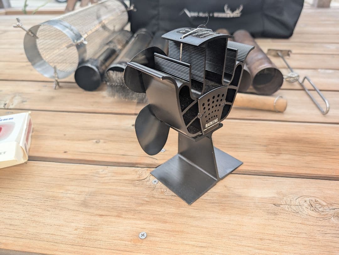 ウッドストーブ　サイドビュー　旧Mサイズ　テンマク　薪ストーブ