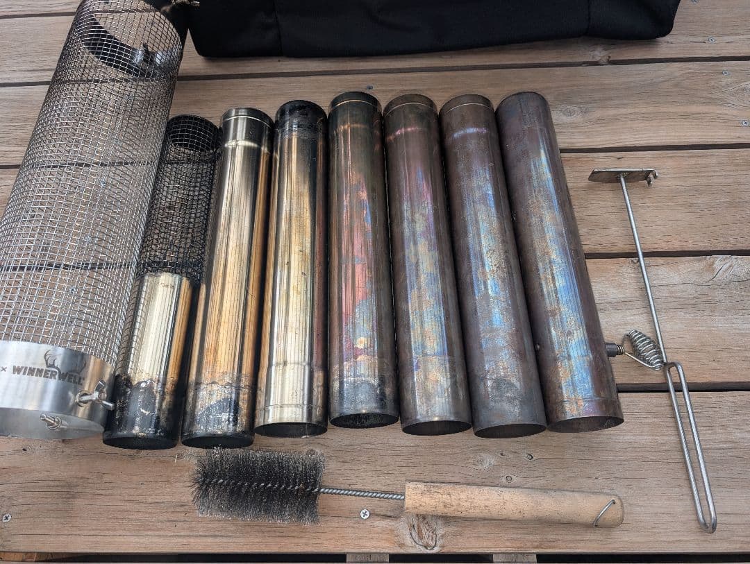 ウッドストーブ　サイドビュー　旧Mサイズ　テンマク　薪ストーブ