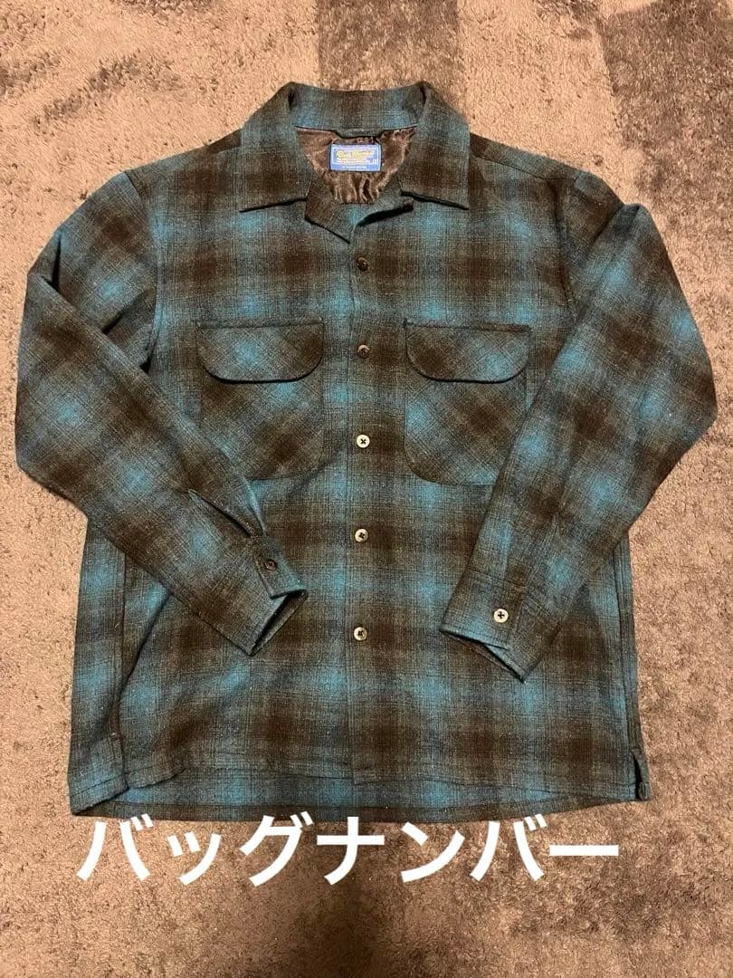 バックナンバー　ウールミックスオープンカラーシャツボードシャツPENDLETON
