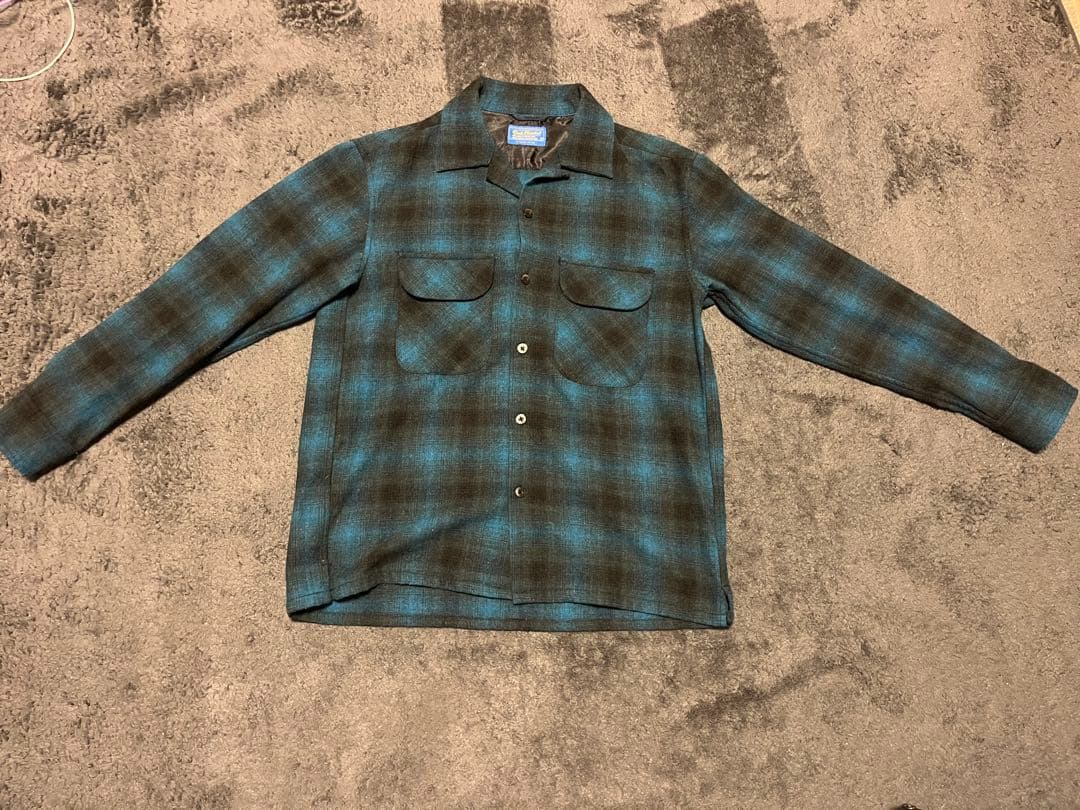 バックナンバー　ウールミックスオープンカラーシャツボードシャツPENDLETON