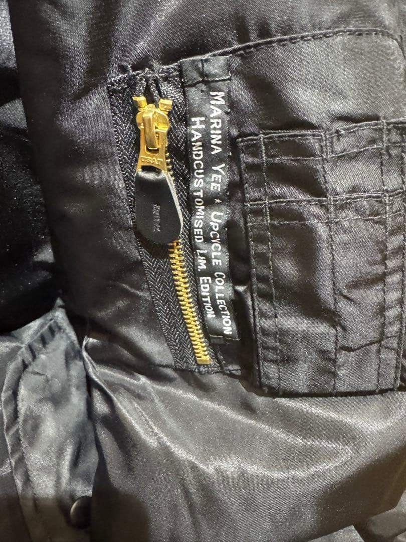 MARINA YEE MA-1ジャケット 5XL ブラック