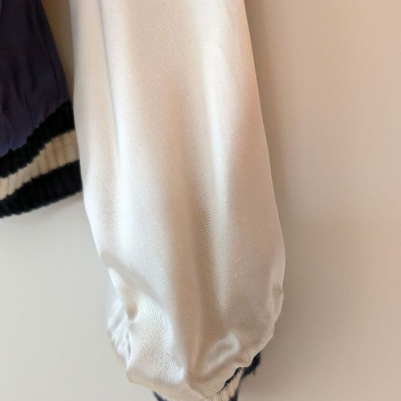 ステュディオ ダルチザン リバーシブルスカジャン サテン Mサイズ