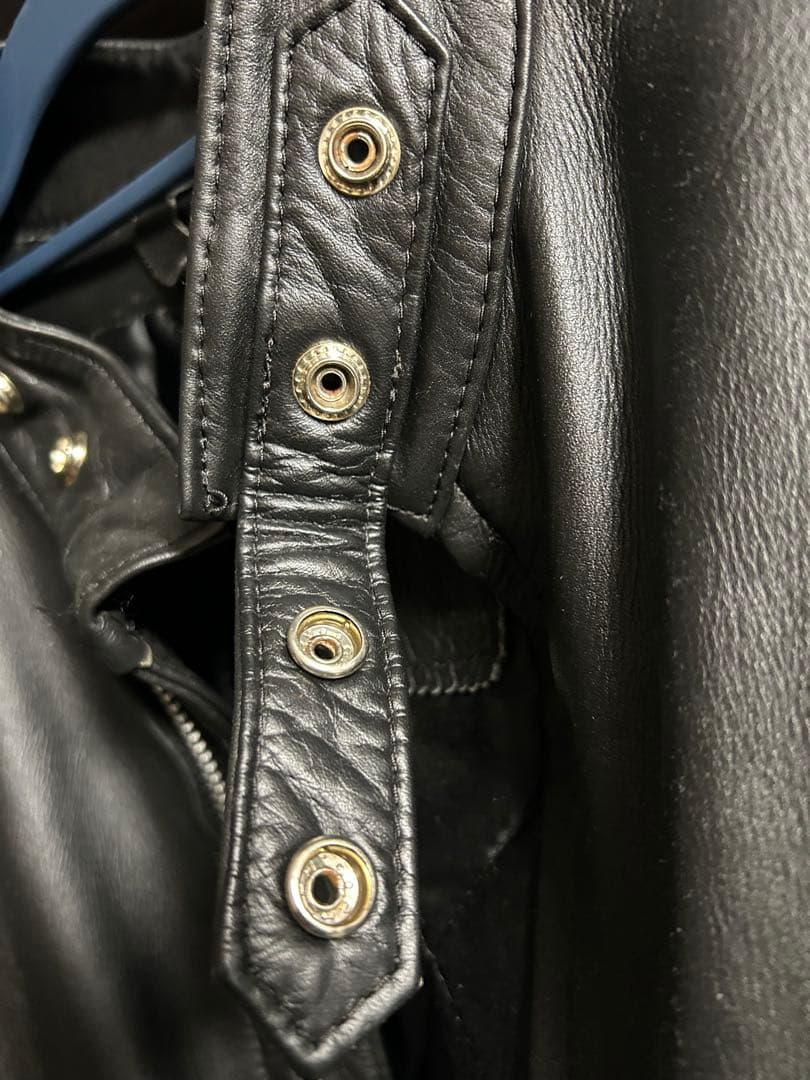 シングルライダースジャケット　牛革