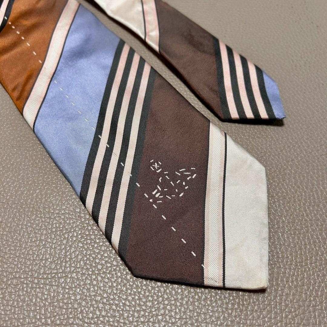 【美品】 ヴィヴィアンウエストウッド ネクタイ　ストライプ シルク オーブ