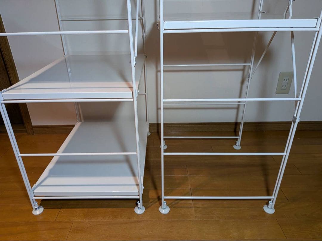 ■送料込■無印良品 スチールユニットシェルフ 棚 ラック ホワイト 収納MUJI