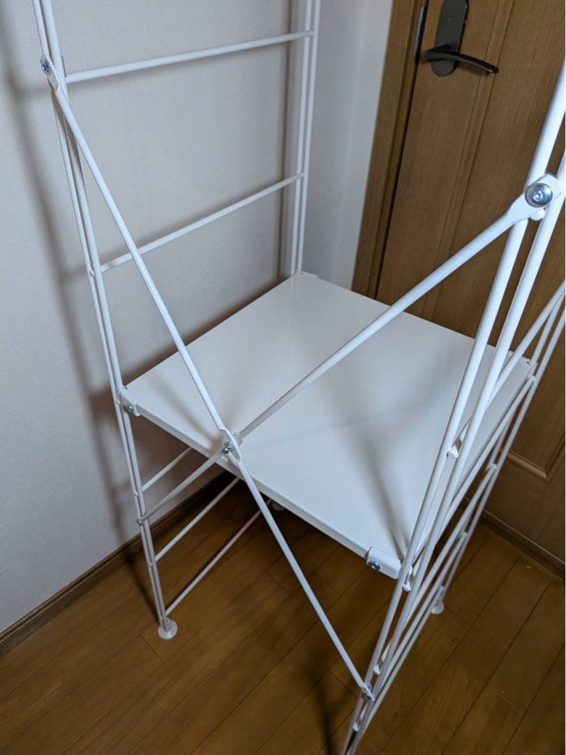 ■送料込■無印良品 スチールユニットシェルフ 棚 ラック ホワイト 収納MUJI