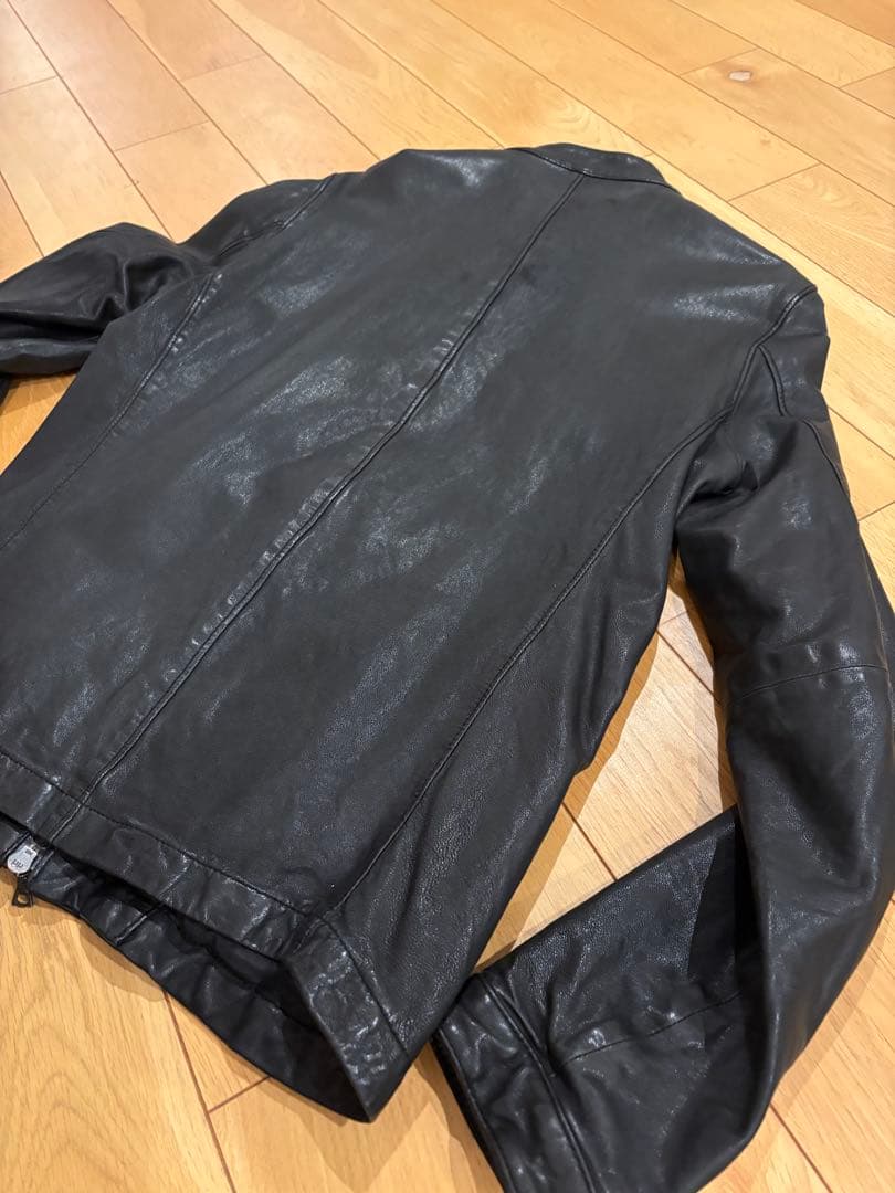 トゥモローランド　黒 レザー ライダースジャケット　M