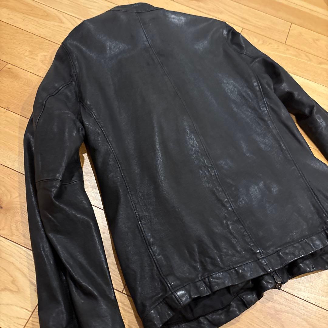 トゥモローランド　黒 レザー ライダースジャケット　M