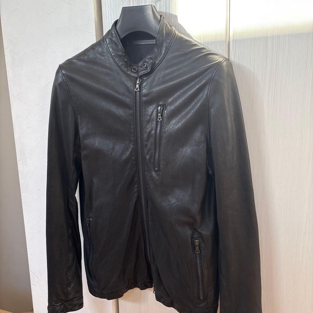 トゥモローランド　黒 レザー ライダースジャケット　M