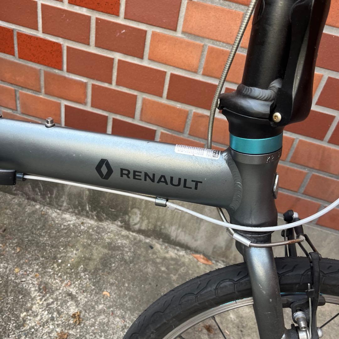 RENAULT 折りたたみ自転車 グレー