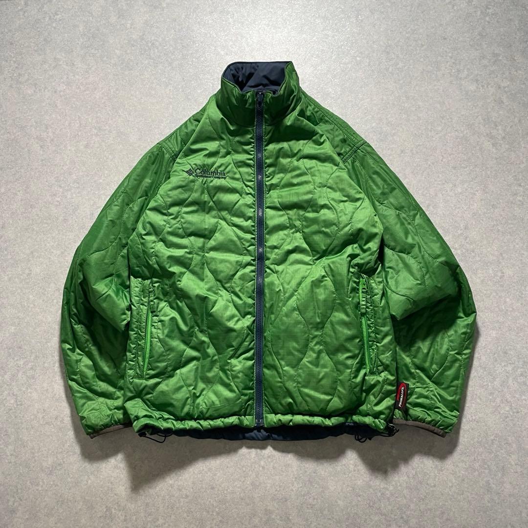 Columbia リバーシブル 中綿ジャケット プリマロフト archive
