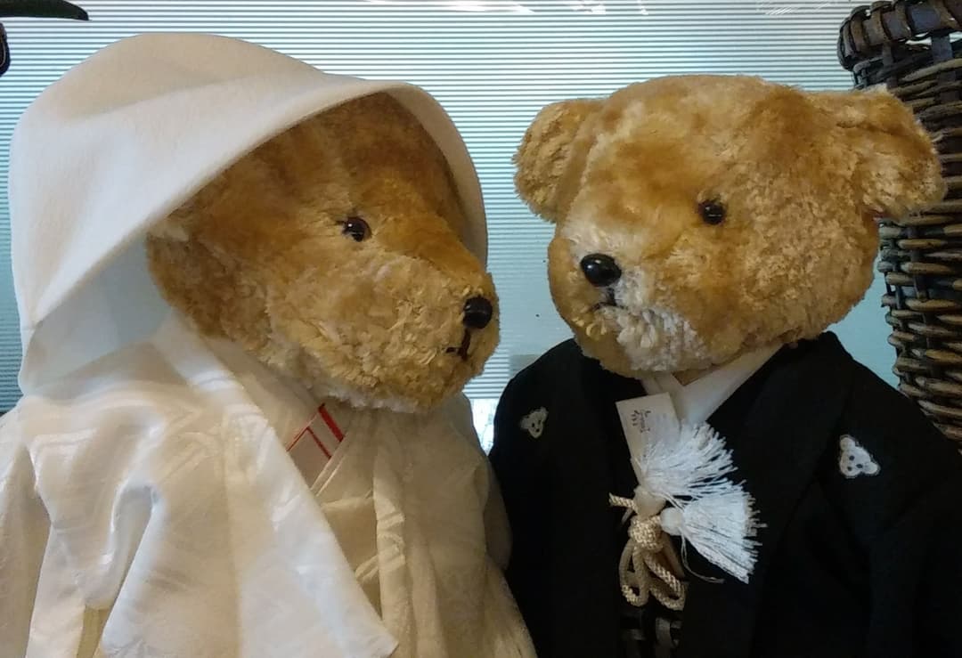 テディベア花嫁花婿