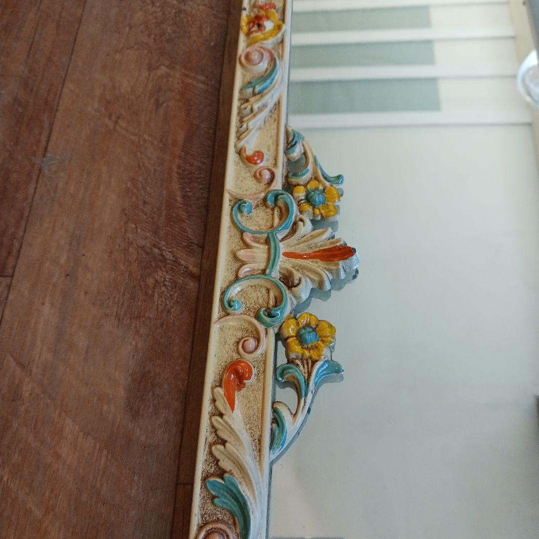 ウォールミラー　イタリア製　アンティーク