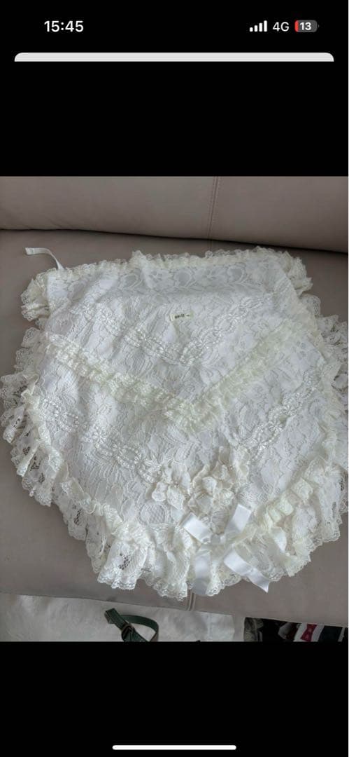 専用　ホワイトタオル　トイレ蓋カバー２点