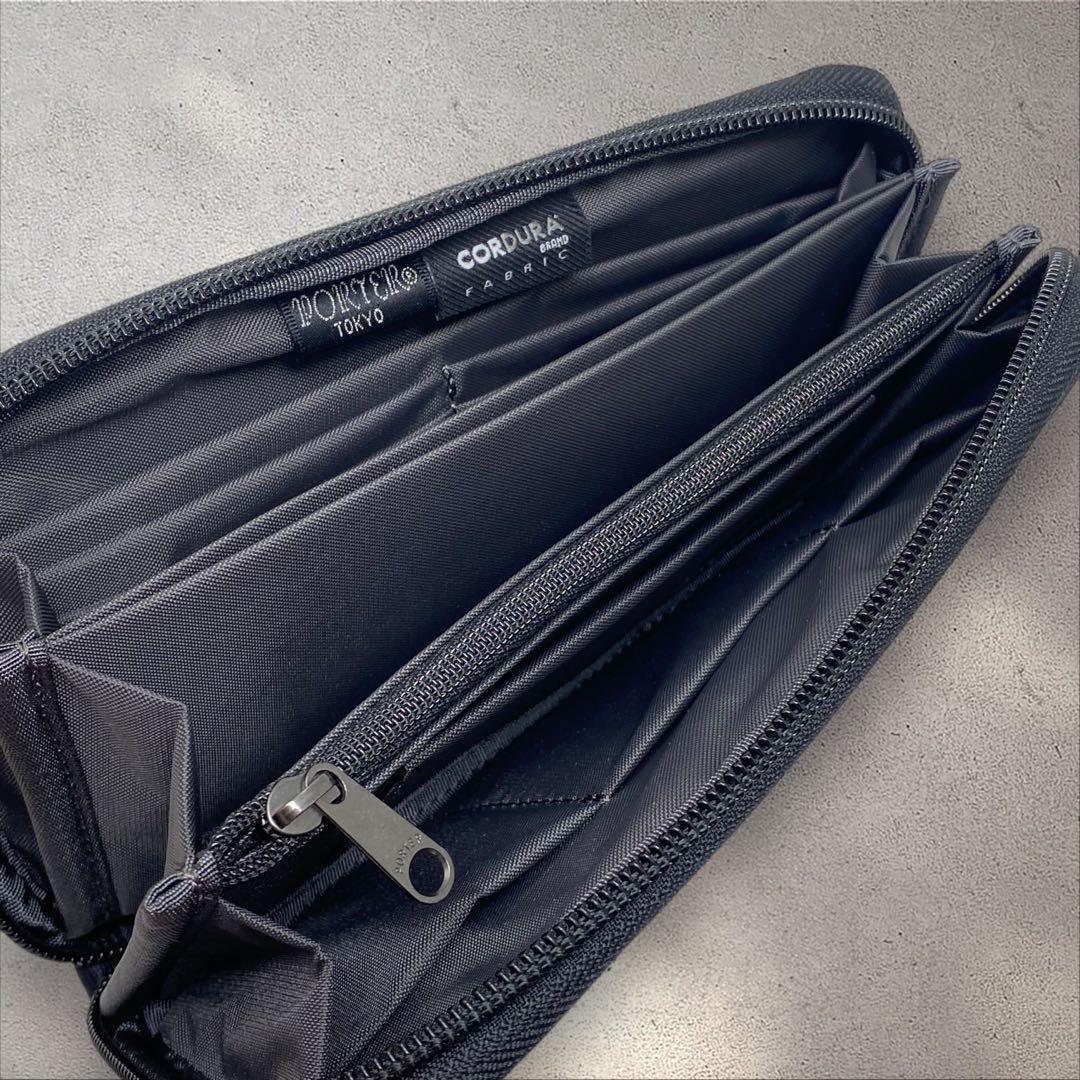 PORTER DILL 長財布 ブラック ディル ポーター 財布 黒 ナイロン