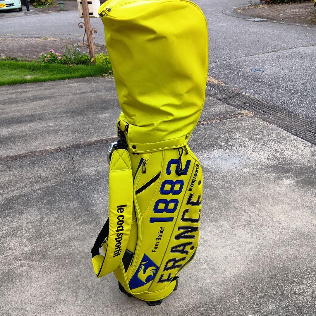 le coq sportif FRANCE 1882 ゴルフバッグ　イエロー