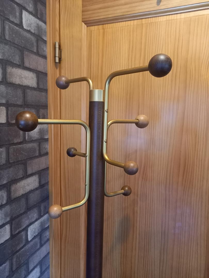 1点物 マルチカラー カリモク ポールハンガー ミッドセンチュリー