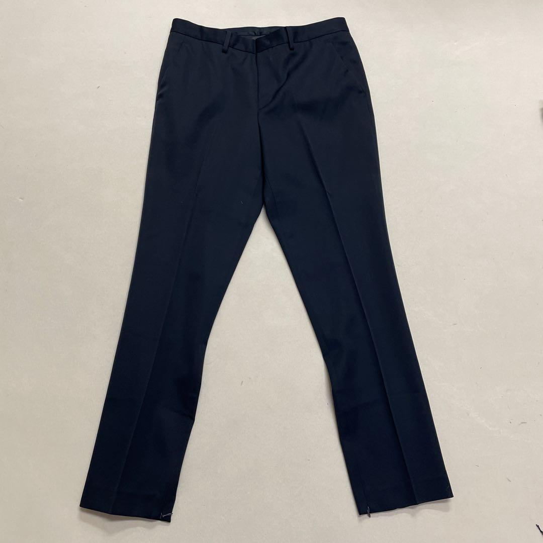 ぶるぶる美品！　ユニクロ +J ウール セットアップ　Lサイズ ネイビー