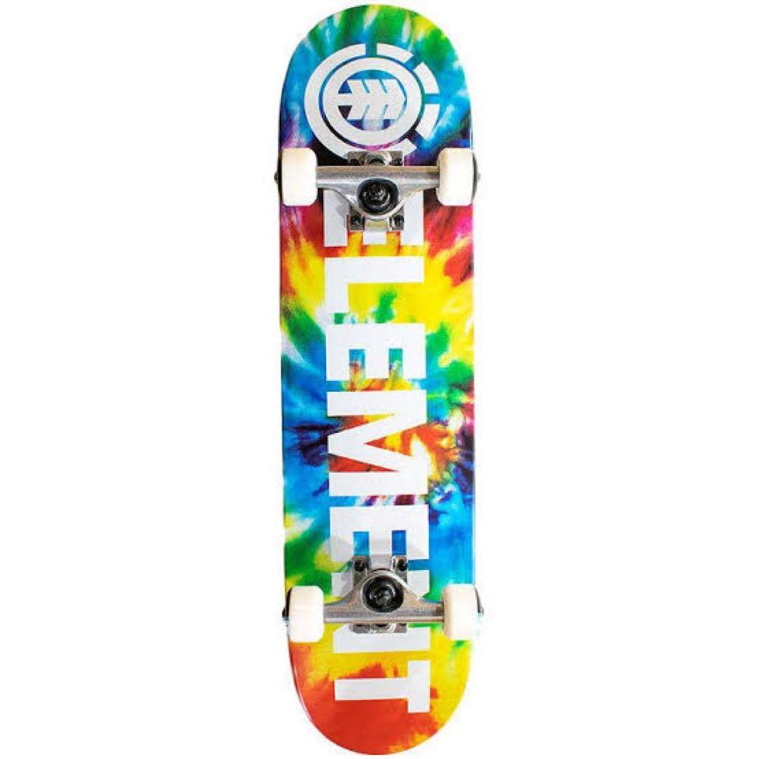 ト*タ様 新品◆ ELEMENT レインボーカラー スケートボード コンプリート
