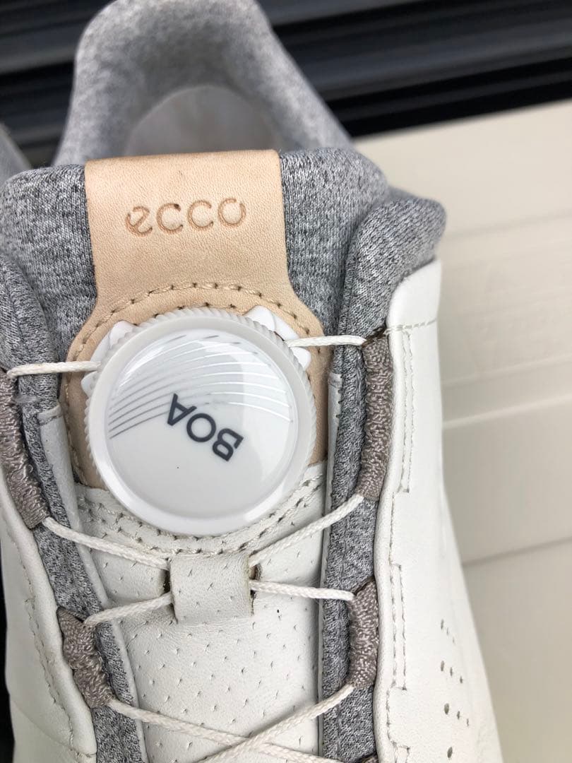 327番 美品ECCO ゴルフシューズ 37 23.5cmスパイクレスBOA