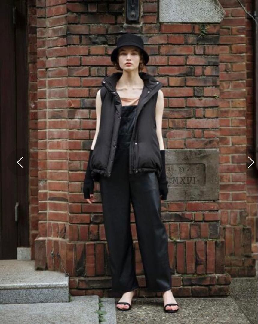 【期間限定値下げ】グリーンレーベル　タウンベスト　ブラック／36サイズ