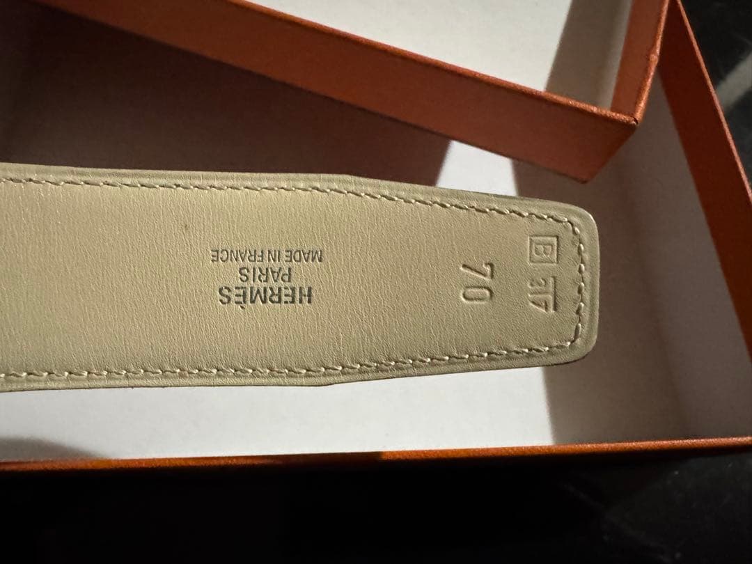 エルメス Ｈベルト リバーシブル 革30mm