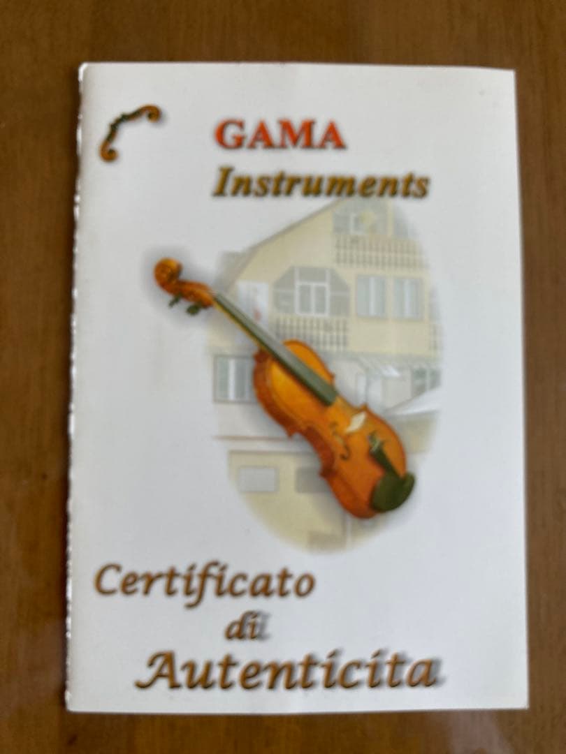 Gliga CRISTIAN GAMA バイオリン 4/4 1枚板