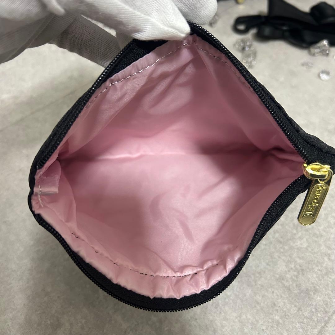 レスポートサック　パフィーブロッサムズ　ブラック花柄　ボストンバッグ　新品未使用