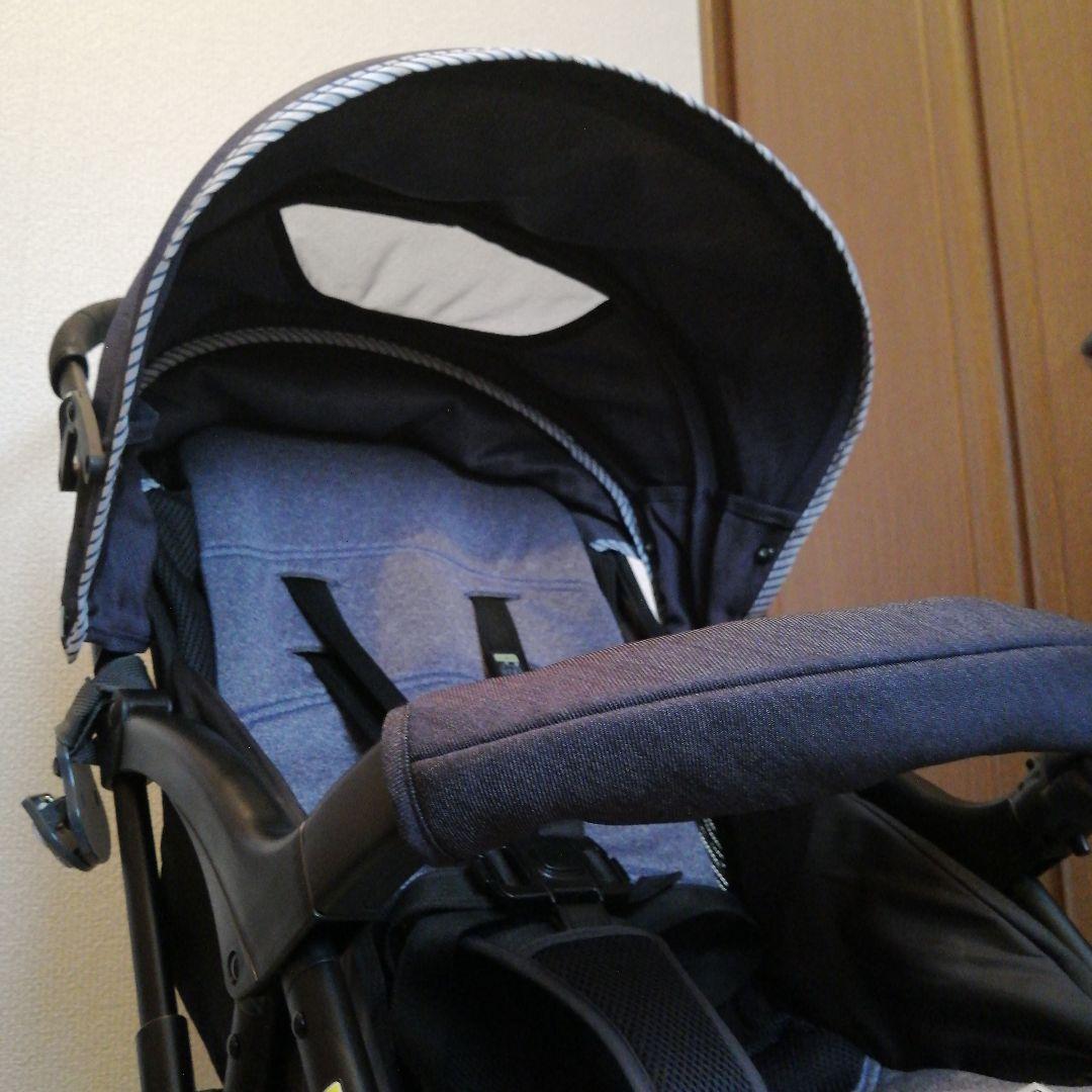 ♡ 美品 Pigeon ビングル B型ベビーカー インディゴ 軽量 コンパクト♡