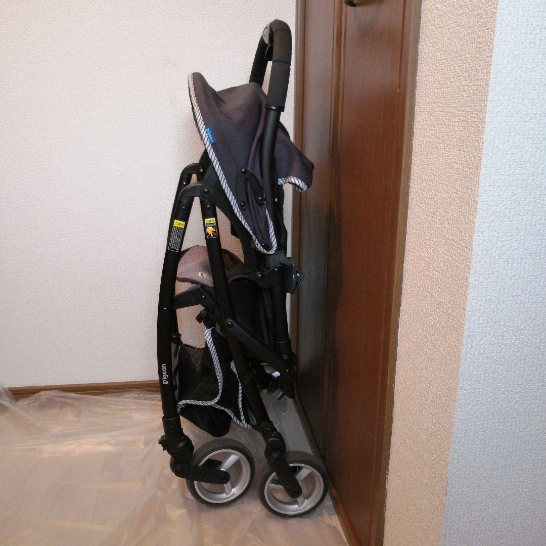 ♡ 美品 Pigeon ビングル B型ベビーカー インディゴ 軽量 コンパクト♡