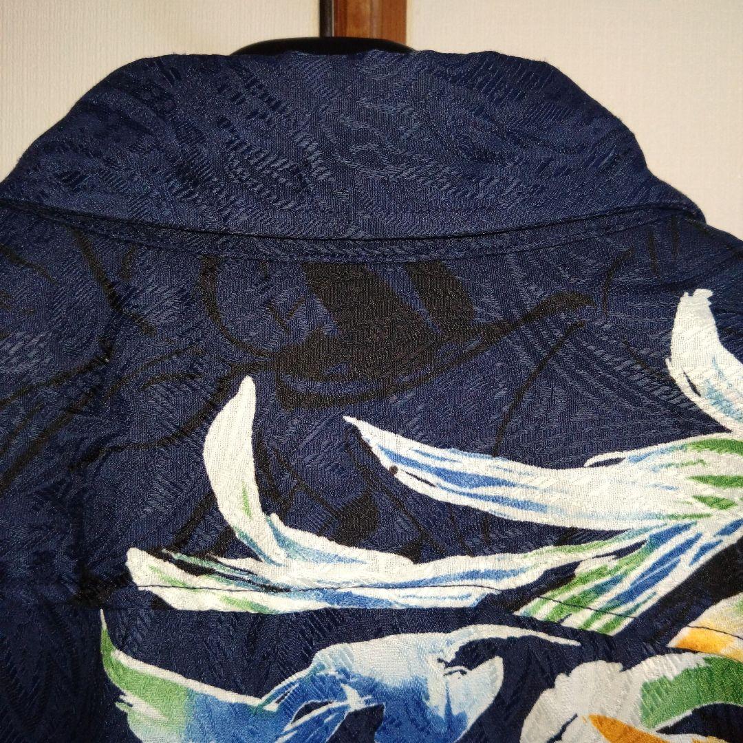 **K**men's MAJUN ノーアイロン かりゆしウェアLLサイズ