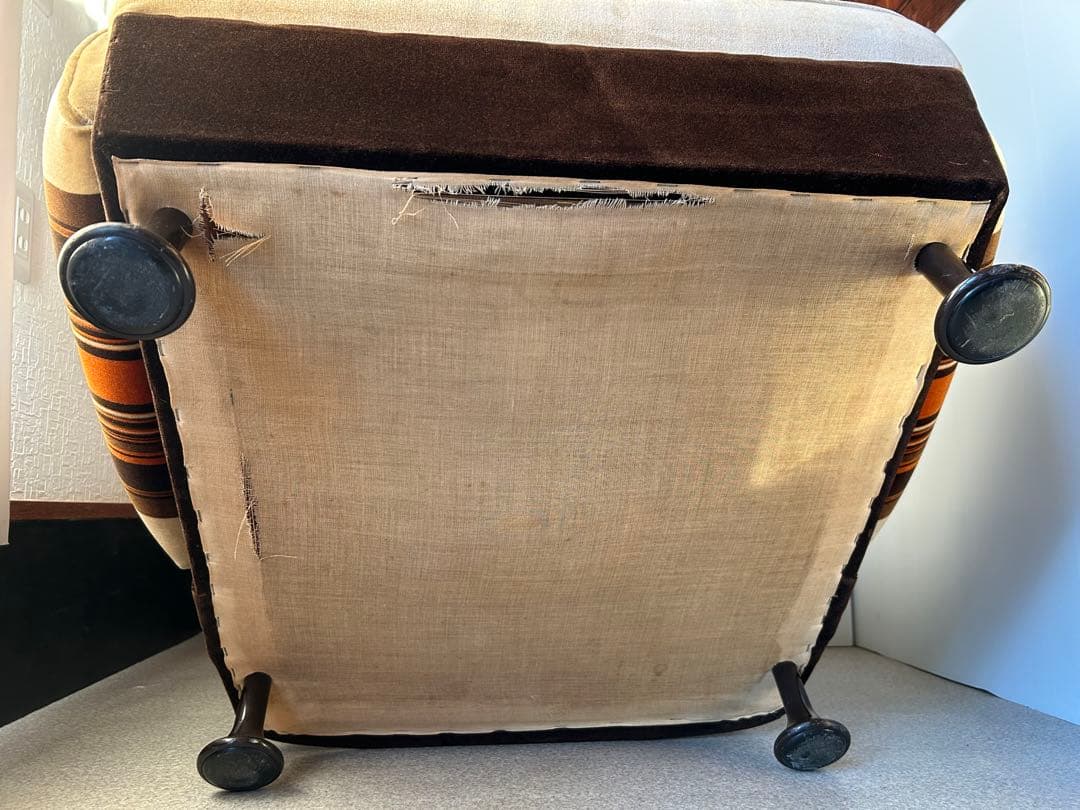 1Pソファ ミッドセンチュリー　昭和レトロ　モダン　ラウンジチェア　ヴィンテージ