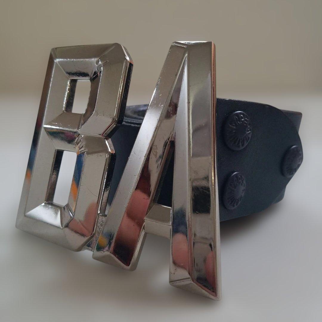 小物 A BATHING APE Ice Buckle Leather Belt