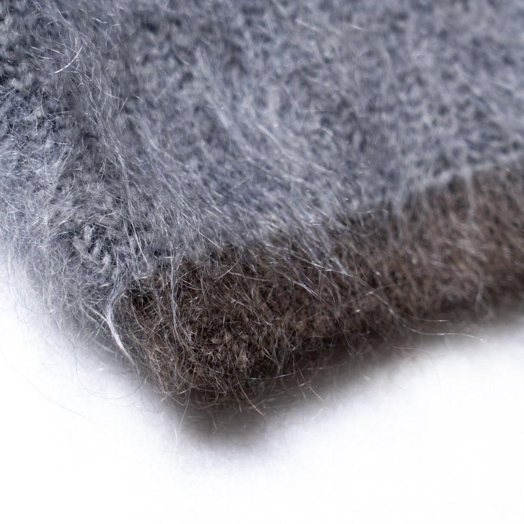 【未使用品】COVER L SIX Mohair Cardigan Stripe