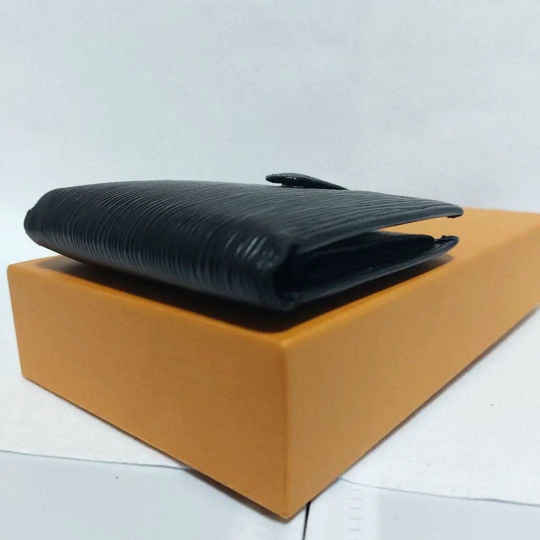 Louis Vuitton ルイヴィトン エピ コンパクト二つ折財布 ブラック