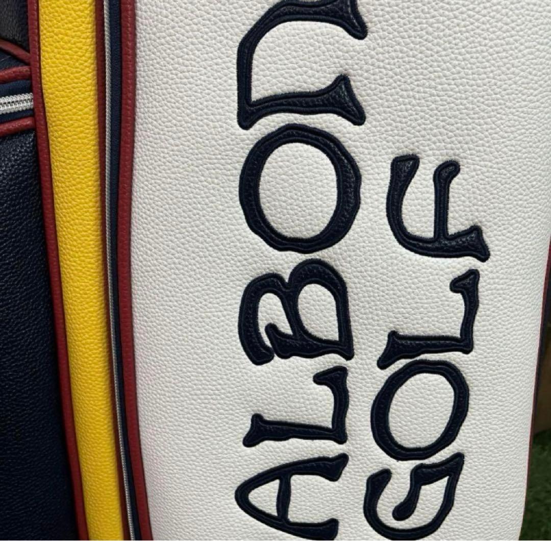 MALBON GOLF キャディバッグ スタンド付き ネイビーマルボン