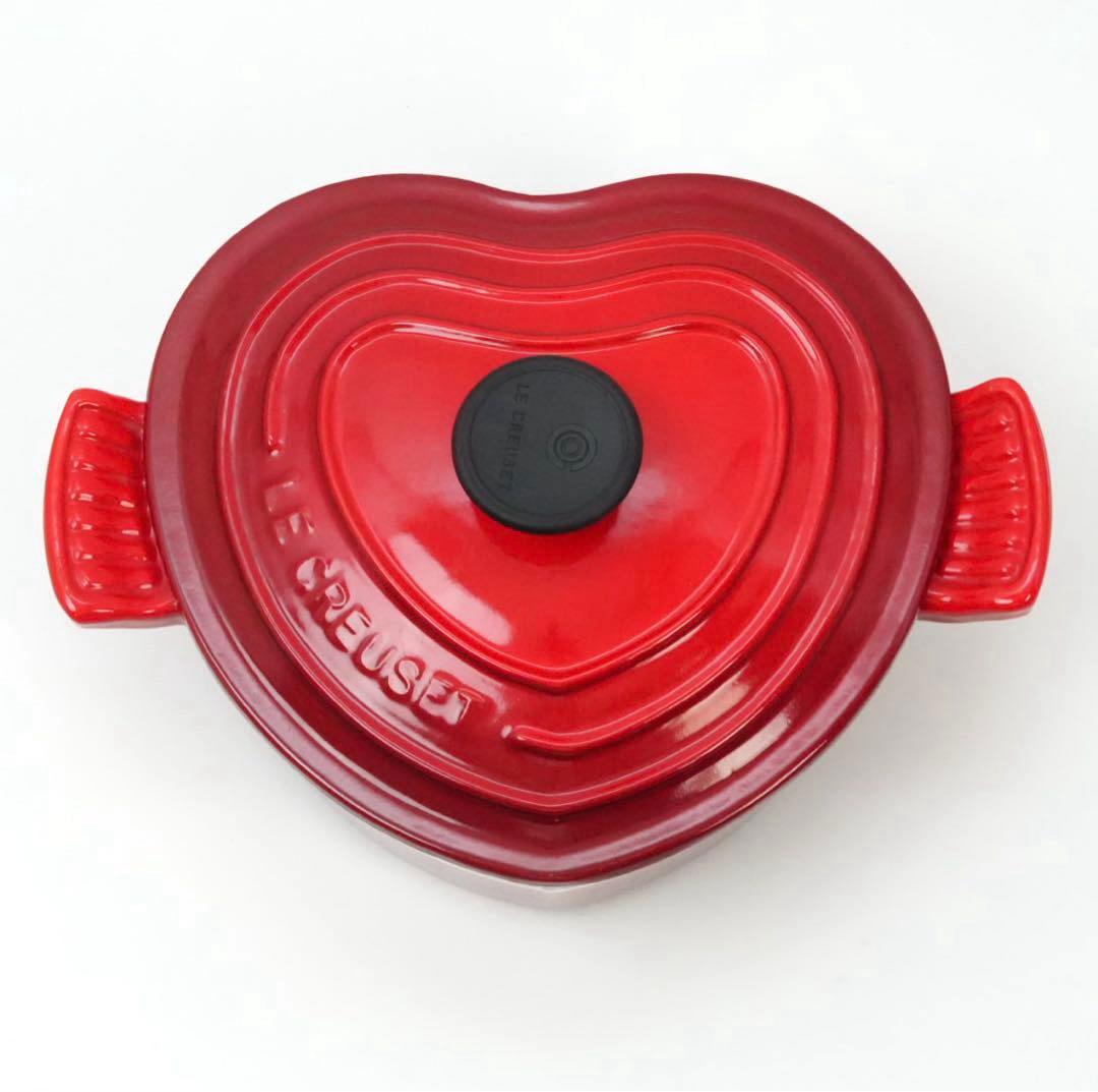 【未使用】LE CREUSET　ココット ダムール チェリーレッド　18cm