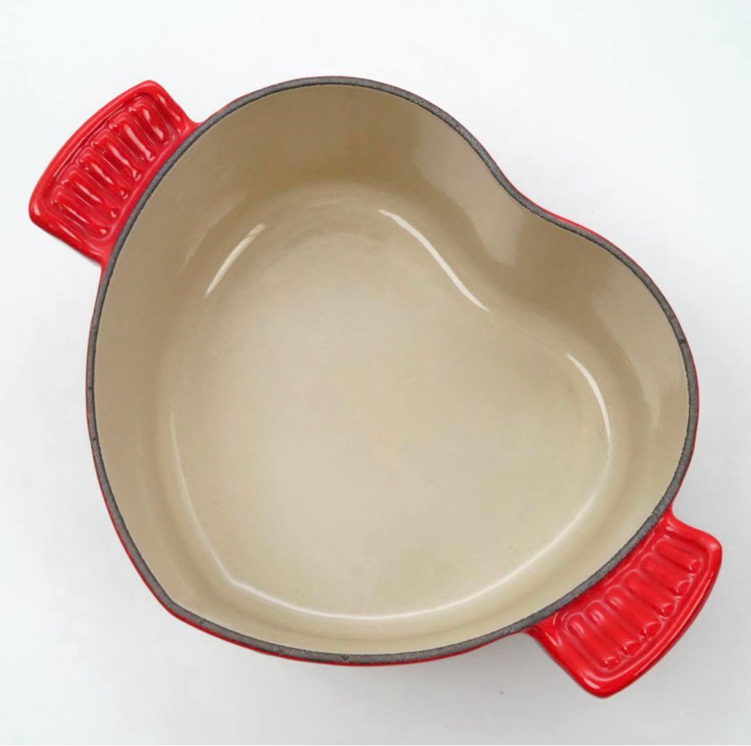 【未使用】LE CREUSET　ココット ダムール チェリーレッド　18cm