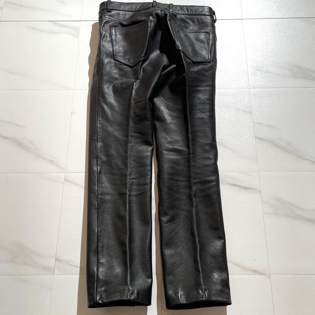 入手困難✨ デグナー DEGNER レザーパンツ カウレザー 牛革 ブラック