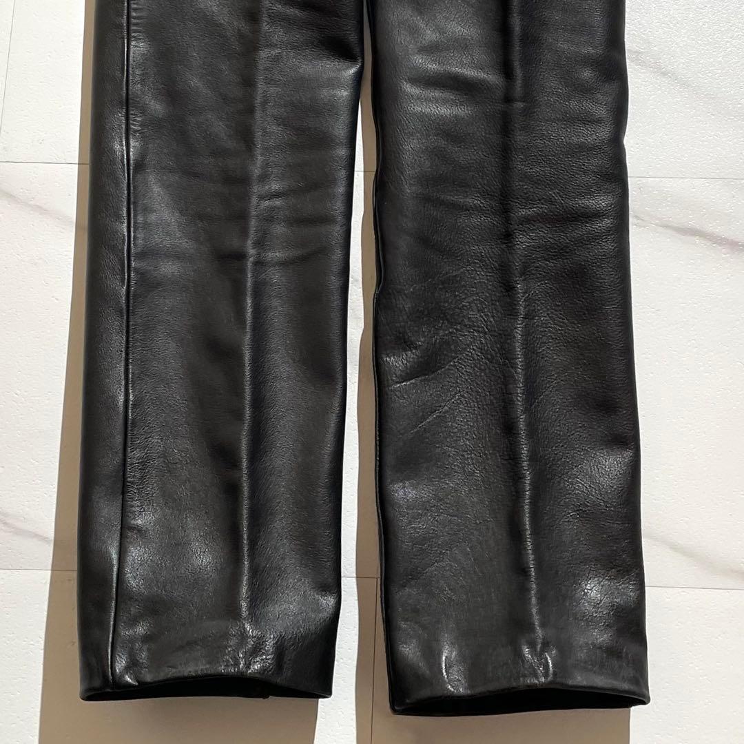 入手困難✨ デグナー DEGNER レザーパンツ カウレザー 牛革 ブラック