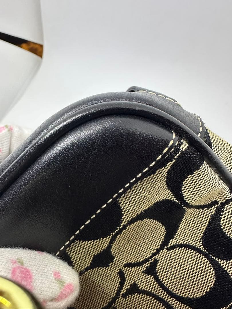 専用 美品 COACH アクセサリーポーチ シグネチャー キャンバス