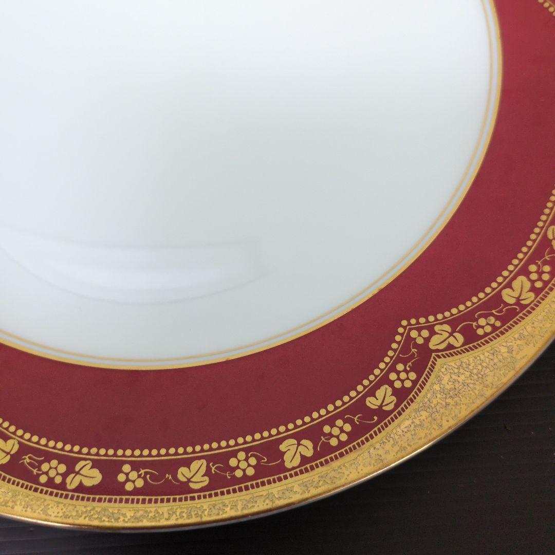 （未使用品）大倉陶園 アレキサンドリーヌ 26cm プレー2枚セット