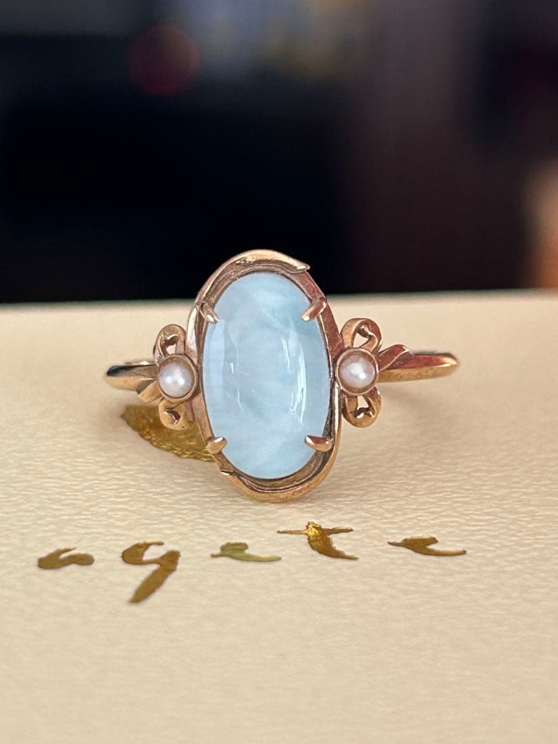 アガット　限定品　タブレットストーンリング 　ワーナーコラボ