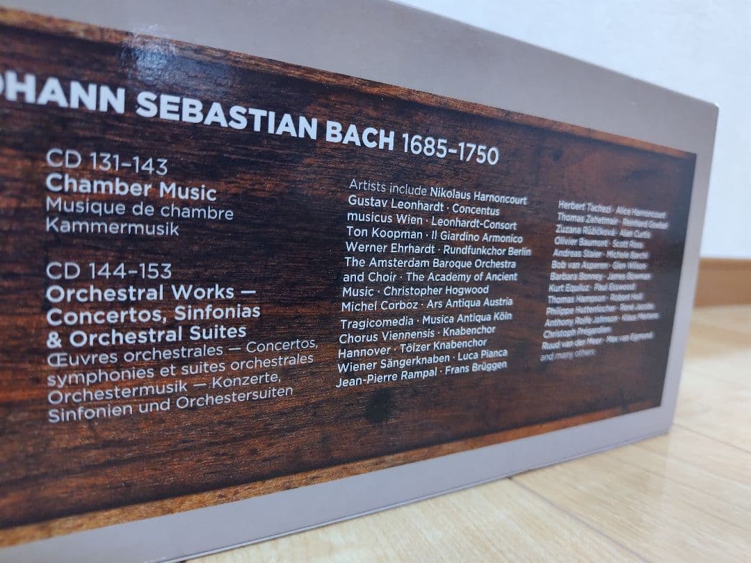 バッハ全集(THE COMPLETE BACH EDITION・153CD)