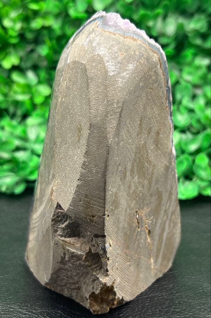 ミニアメジストドーム　濃紫　ウルグアイ産　高品質原石　美品　紫水晶　置物