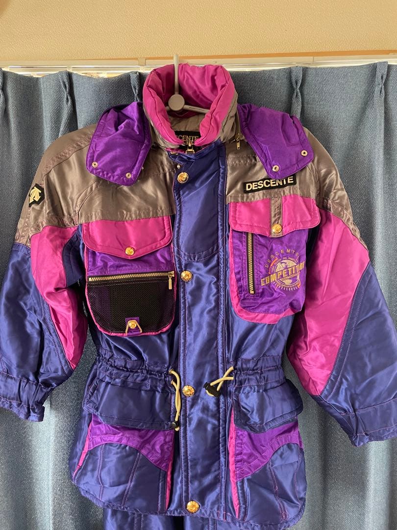 DESCENTE ヴィンテージスキーウェア セットアップ　Lサイズ