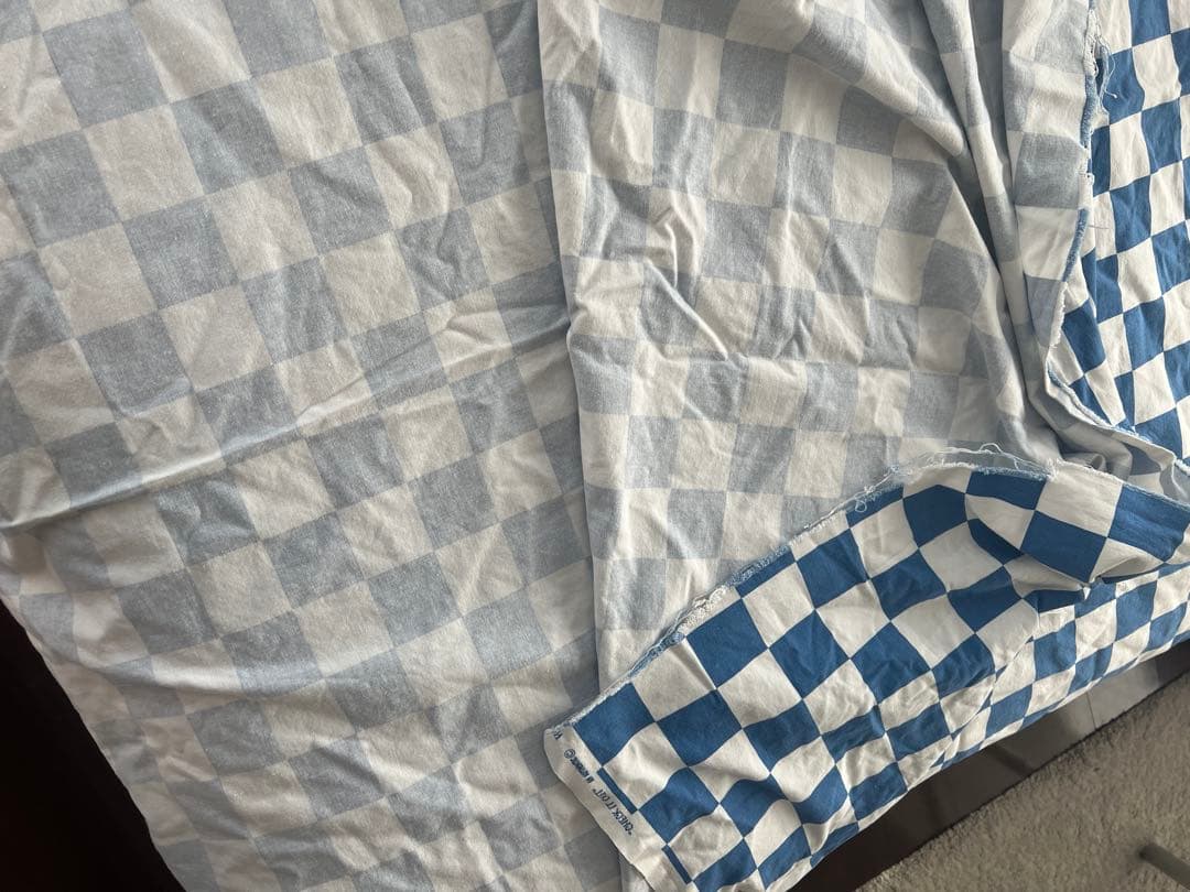 超希少 80s CHECKER FLAG USA製 ヴィンテージファブリック