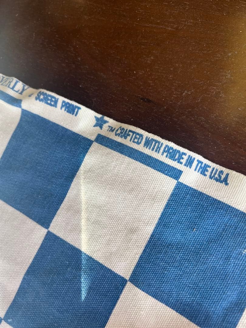 超希少 80s CHECKER FLAG USA製 ヴィンテージファブリック